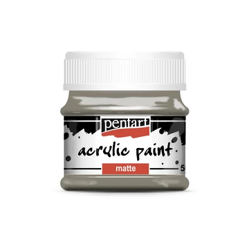 Pentart matt akrilfesték 50ml - iszapszürke