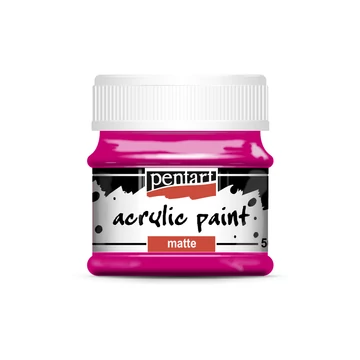 Pentart matt akrilfesték 50ml - magenta
