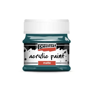 Pentart matt akrilfesték 50ml - türkizkék