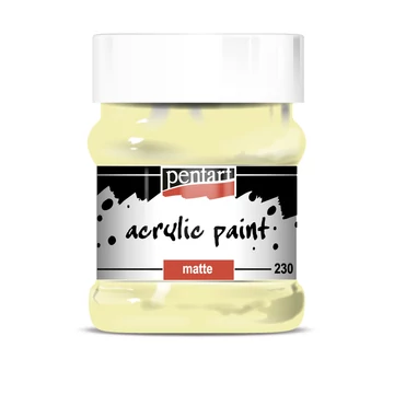Pentart matt akrilfesték 230 ml - vaj