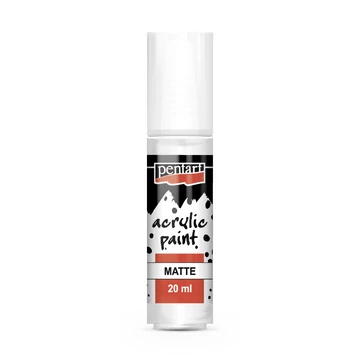 Pentart matt akrilfesték 20ml - titánfehér