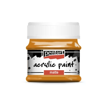 Pentart matt akrilfesték 50ml - sárgásvörös agyag