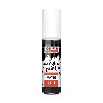 Pentart matt akrilfesték 20ml - fekete