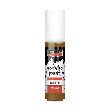 Pentart matt akrilfesték 20ml - barna