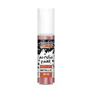 Pentart metál akrilfesték 20 ml - vörösréz