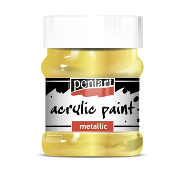 Pentart metál akrilfesték 230 ml - barokkarany