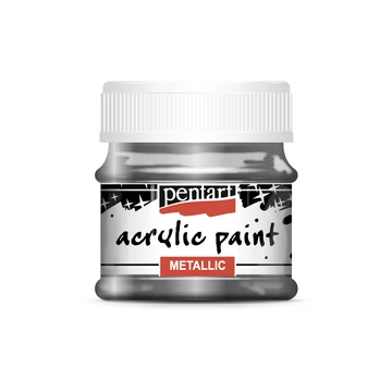Pentart metál akrilfesték 50 ml - grafit