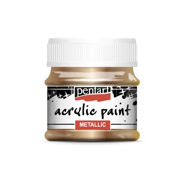 Pentart metál akrilfesték 50 ml - sárgaréz