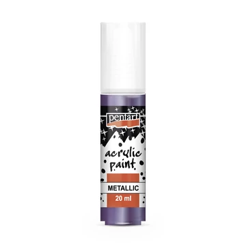 Pentart metál akrilfesték 20 ml - lila