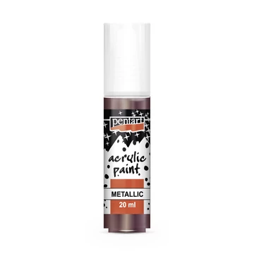 Pentart metál akrilfesték 20 ml - padlizsán