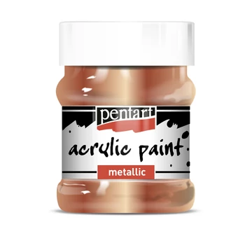 Pentart metál akrilfesték 230 ml - antikréz