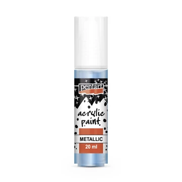 Pentart metál akrilfesték 20 ml - világoskék
