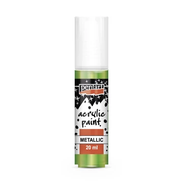 Pentart metál akrilfesték 20 ml - világoszöld
