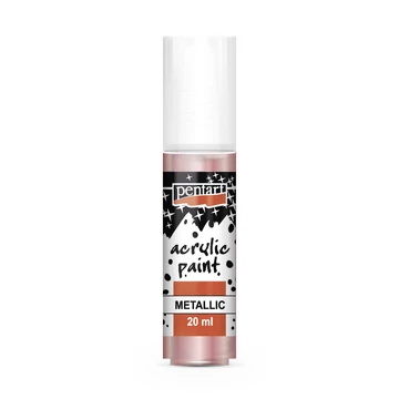 Pentart metál akrilfesték 20 ml - rózsaszín