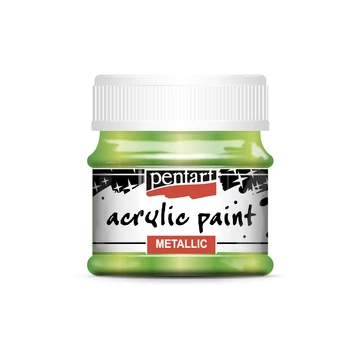 Pentart metál akrilfesték 50 ml - világoszöld