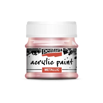 Pentart metál akrilfesték 50 ml - rózsaszín