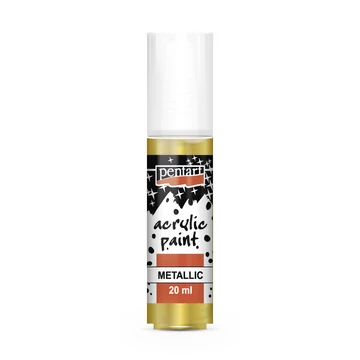 Pentart metál akrilfesték 20 ml - arany