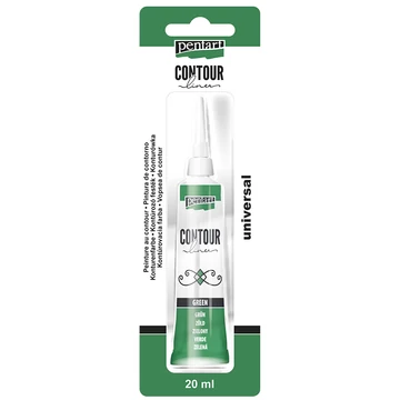 Pentart kontúrozó festék 20 ml - zöld