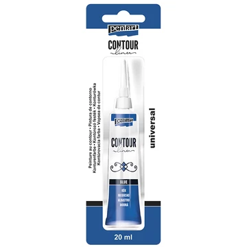 Pentart kontúrozó festék 20 ml - kék