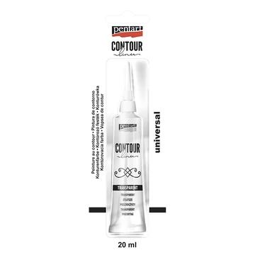 Pentart kontúrozó festék 20 ml - átlátszó