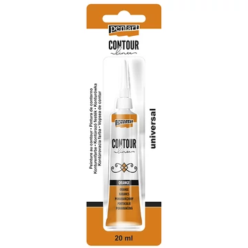 Pentart kontúrozó festék 20 ml - narancs