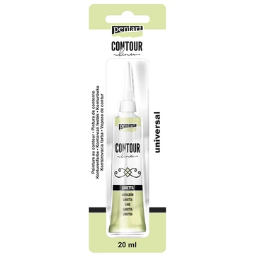 Pentart kontúrozó festék 20 ml - gyöngyház limetta
