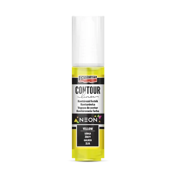 Pentart kontúrozó festék 20 ml - neon sárga
