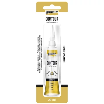 Pentart kontúrozó festék 20 ml - arany