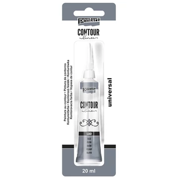 Pentart kontúrozó festék 20 ml - ólom