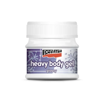 Pentart sűrű fényes gélpaszta 50 ml - átlátszó