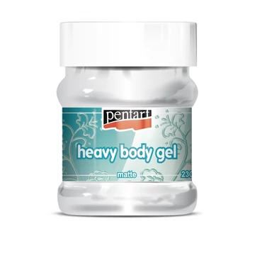 Pentart sűrű matt gélpaszta 230 ml - opálos