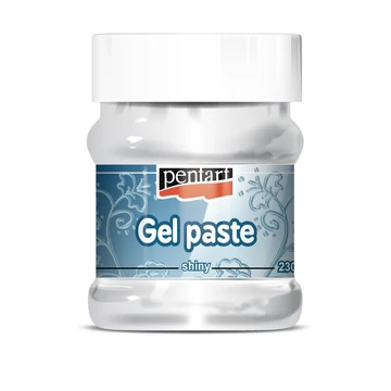 Pentart fényes gélpaszta 230 ml - átlátszó
