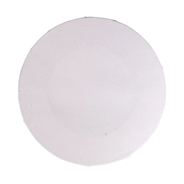 Feszített vászon (fehér) - 15x15 cm kör