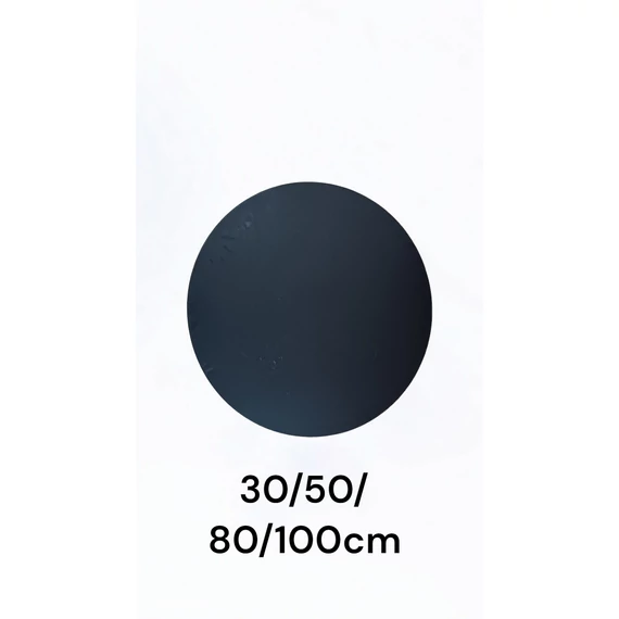 Farost lemez - fekete, kör alakú 100 cm