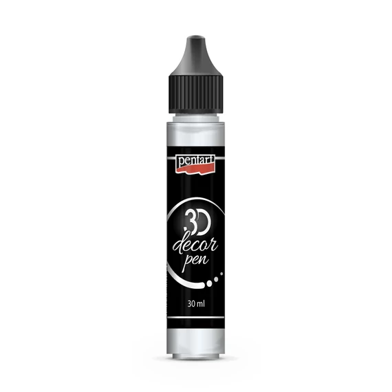 Pentart 3D dekortoll 30 ml - átlátszó kristály