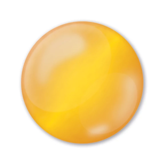 Pentart 3D dekortoll 30 ml - átlátszó citrinsárga