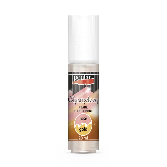 Pentart Chameleon gyöngyház akrilfesték 20ml - Rózsa-arany