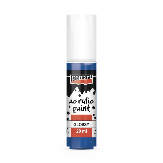 Pentart fényes akrilfesték 20ml - kék