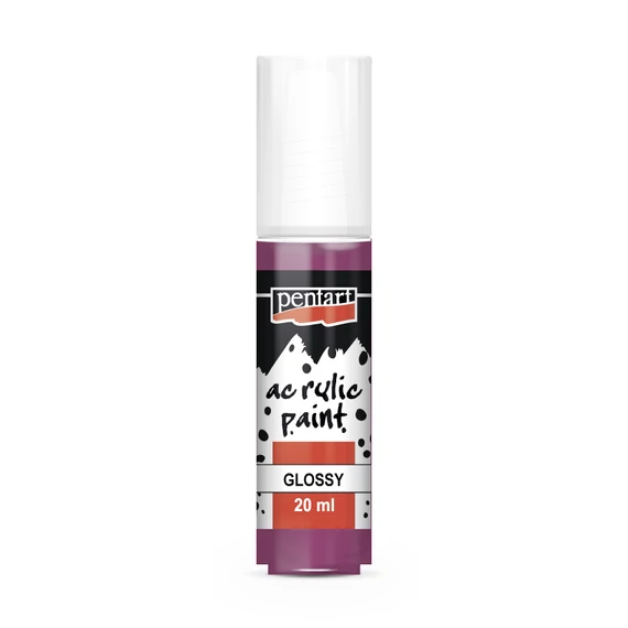 Pentart fényes akrilfesték 20ml - mályva