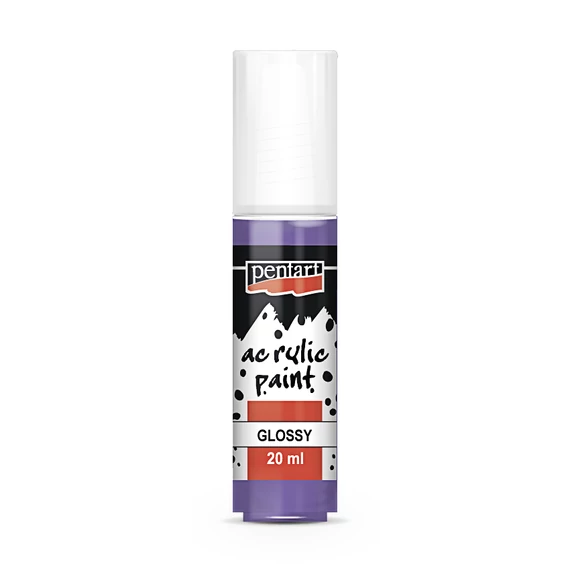 Pentart fényes akrilfesték 20ml - ibolyalila