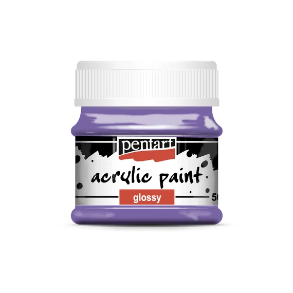Pentart fényes akrilfesték 50ml - ibolyalila