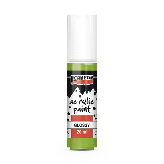 Pentart fényes akrilfesték 20ml - almazöld