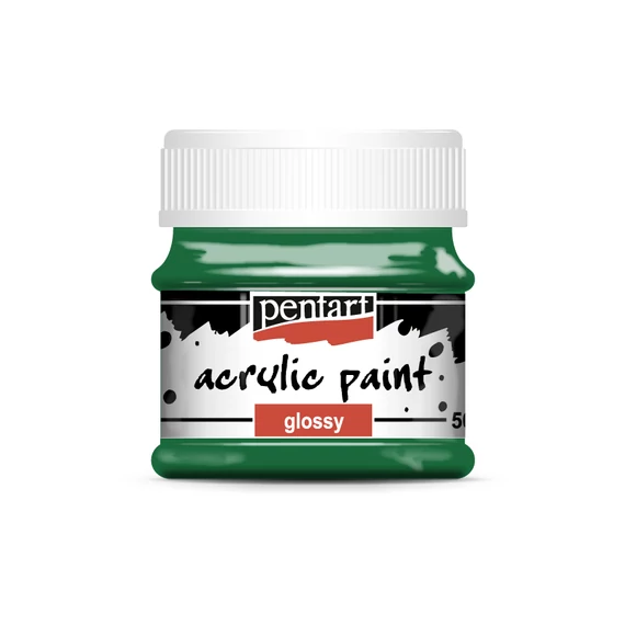 Pentart fényes akrilfesték 50ml - fenyőzöld