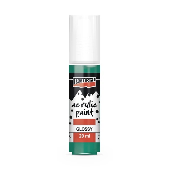 Pentart fényes akrilfesték 20ml - türkiz