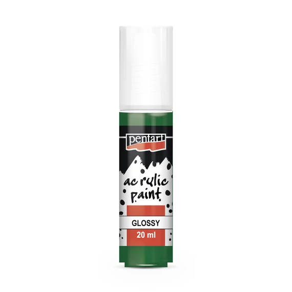 Pentart fényes akrilfesték 20ml - fenyőzöld