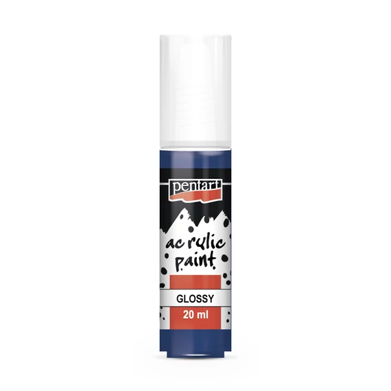 Pentart fényes akrilfesték 20ml - sötétkék