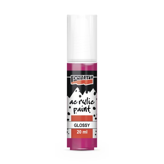 Pentart fényes akrilfesték 20ml - magenta
