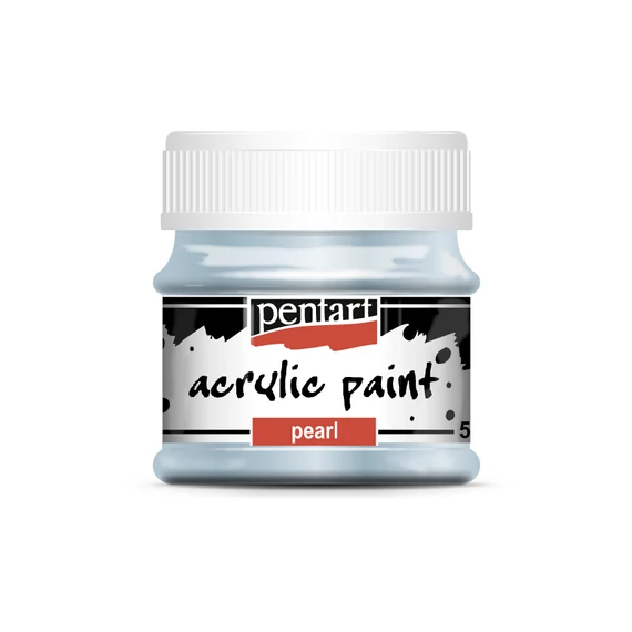 Pentart gyöngyház akrilfesték 50ml - kék
