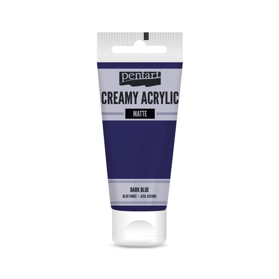 Pentart krémes matt akrilfesték 60 ml - sötétkék