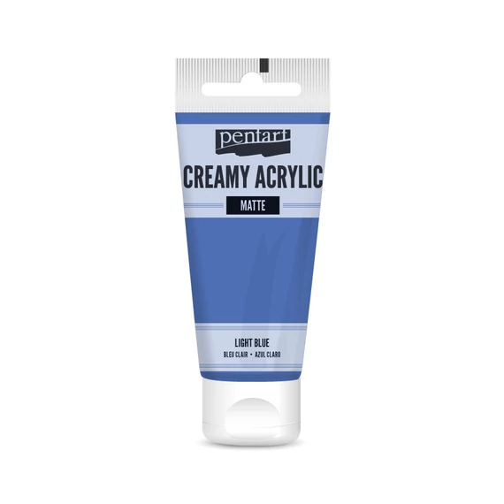 Pentart krémes matt akrilfesték 60 ml - világoskék